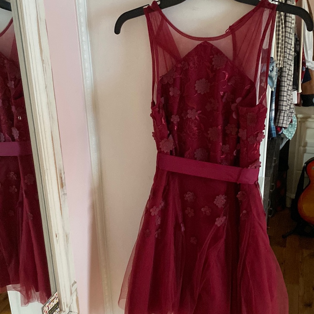 Red Velvet Party Dress
